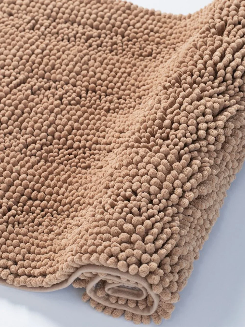 Chenille Bath Rug - New Original Packaging - 17x24 inches - Dark Grey